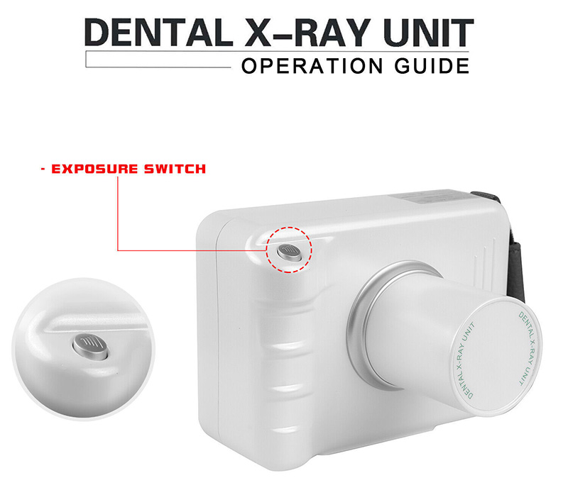 Sistema dentário portátil de alta frequência da imagem do raio X de digitas da unidade do raio X